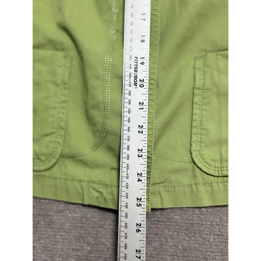 Eddie Bauer Jacket Womens XXL Green Cotton Button Front 3/4 Sleeve Casual - Picture 5 of 12